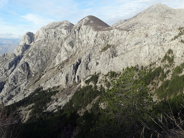 Pogled na brda iznad Kotora - 1