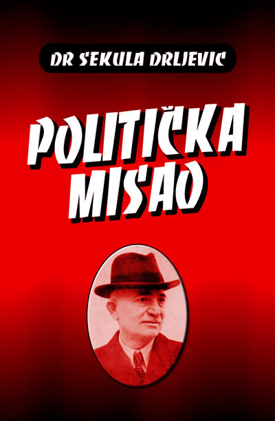 Dr Sekula Drljevic - Politicka misao - Korica