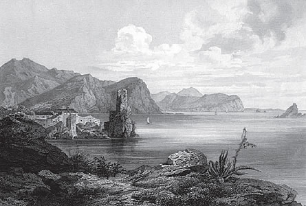 Grafika Castel Lastua iz 1849